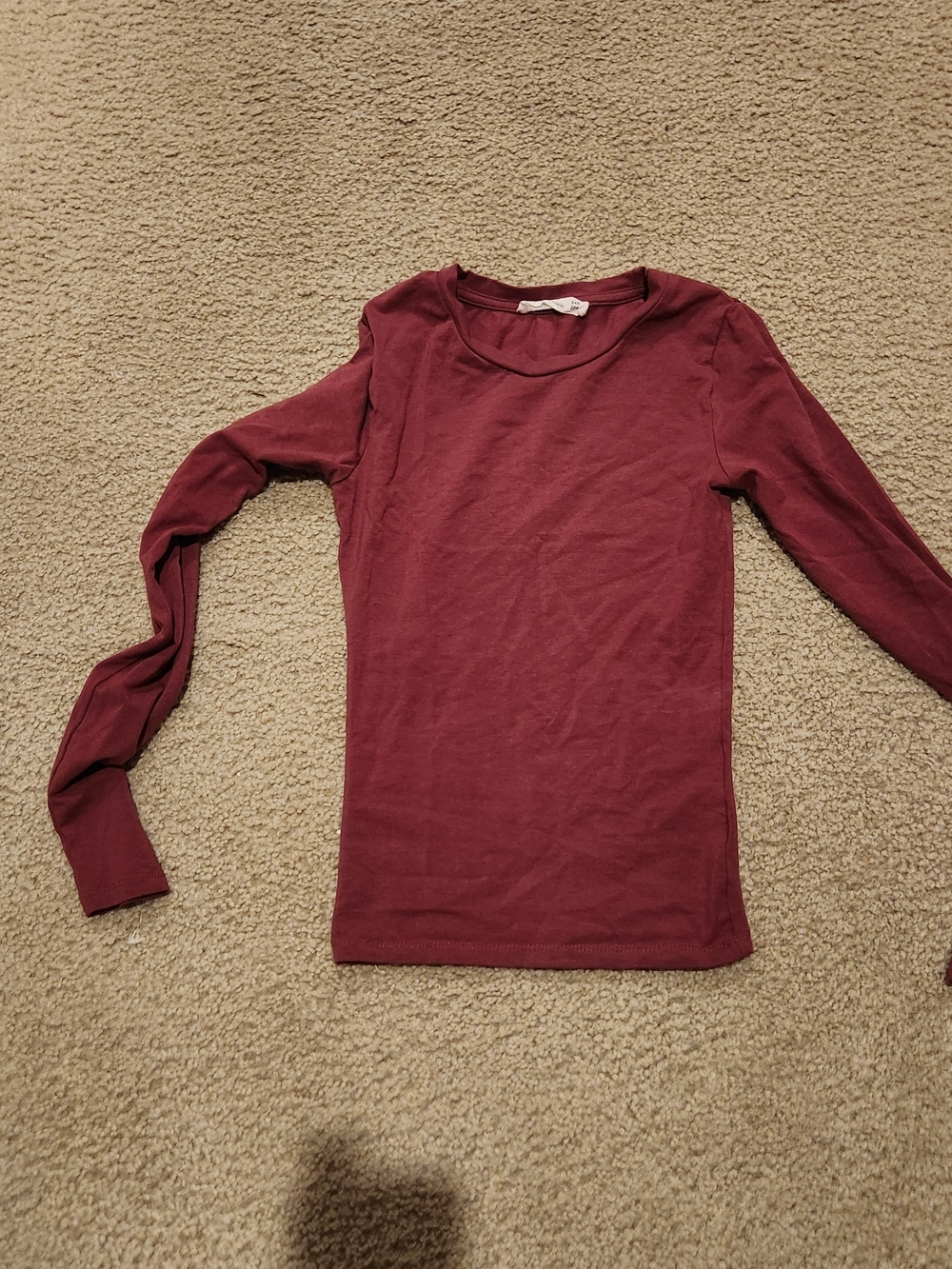 Cotton On Women's Crew Neck Tee - Burgundy